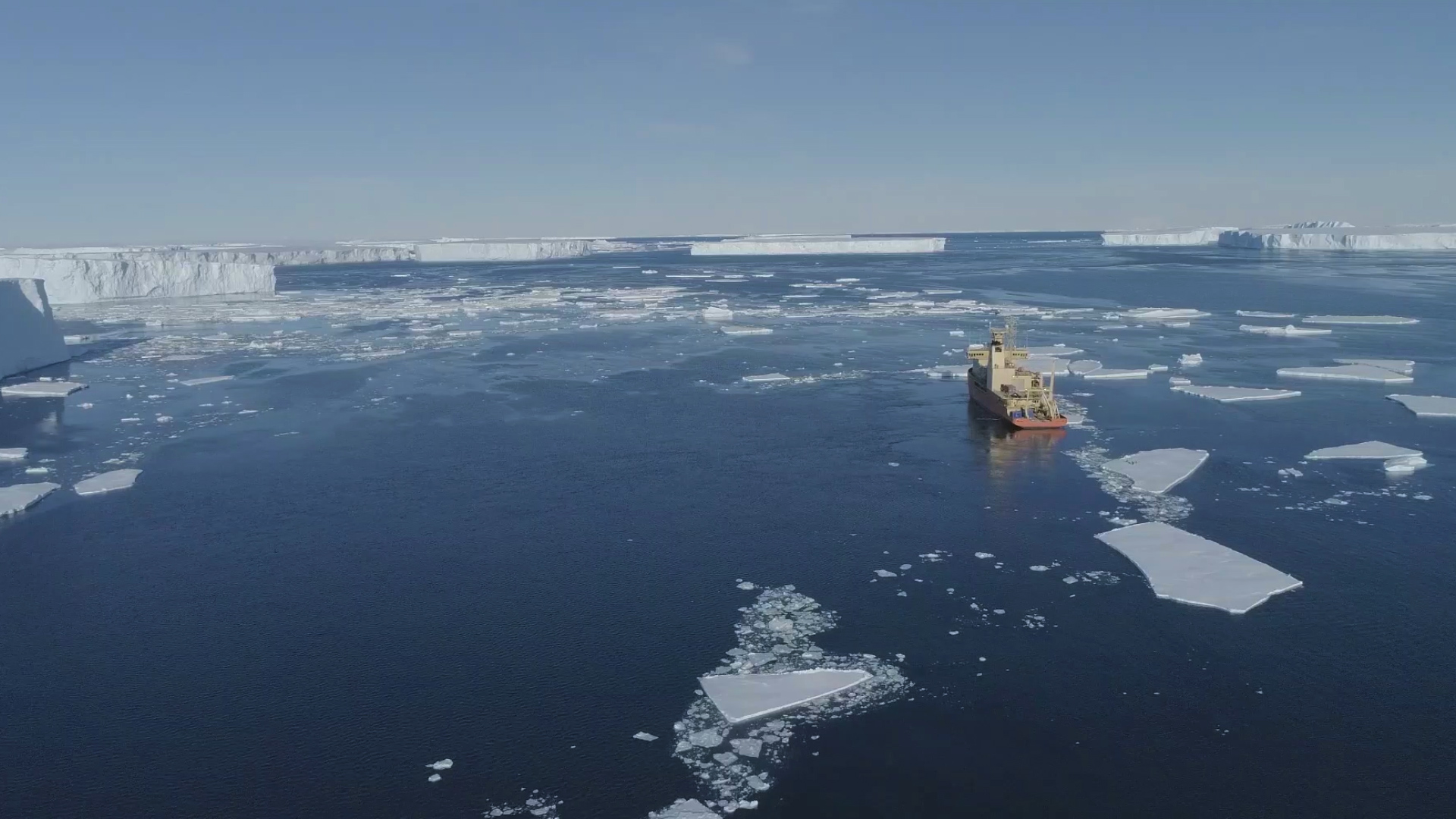 Signs of Flow Atop Antarctic Ice